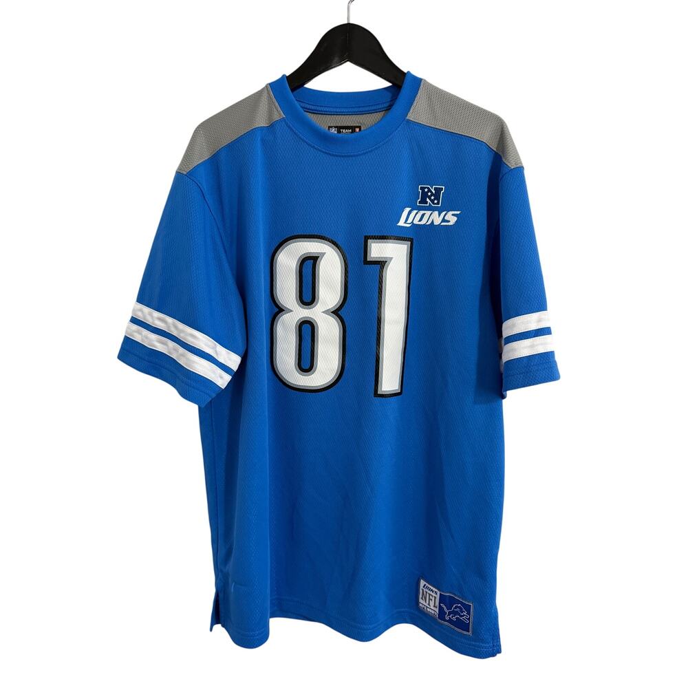 Calvin Johnston Detroit Lions NFL Jersey-Tee Size Large
